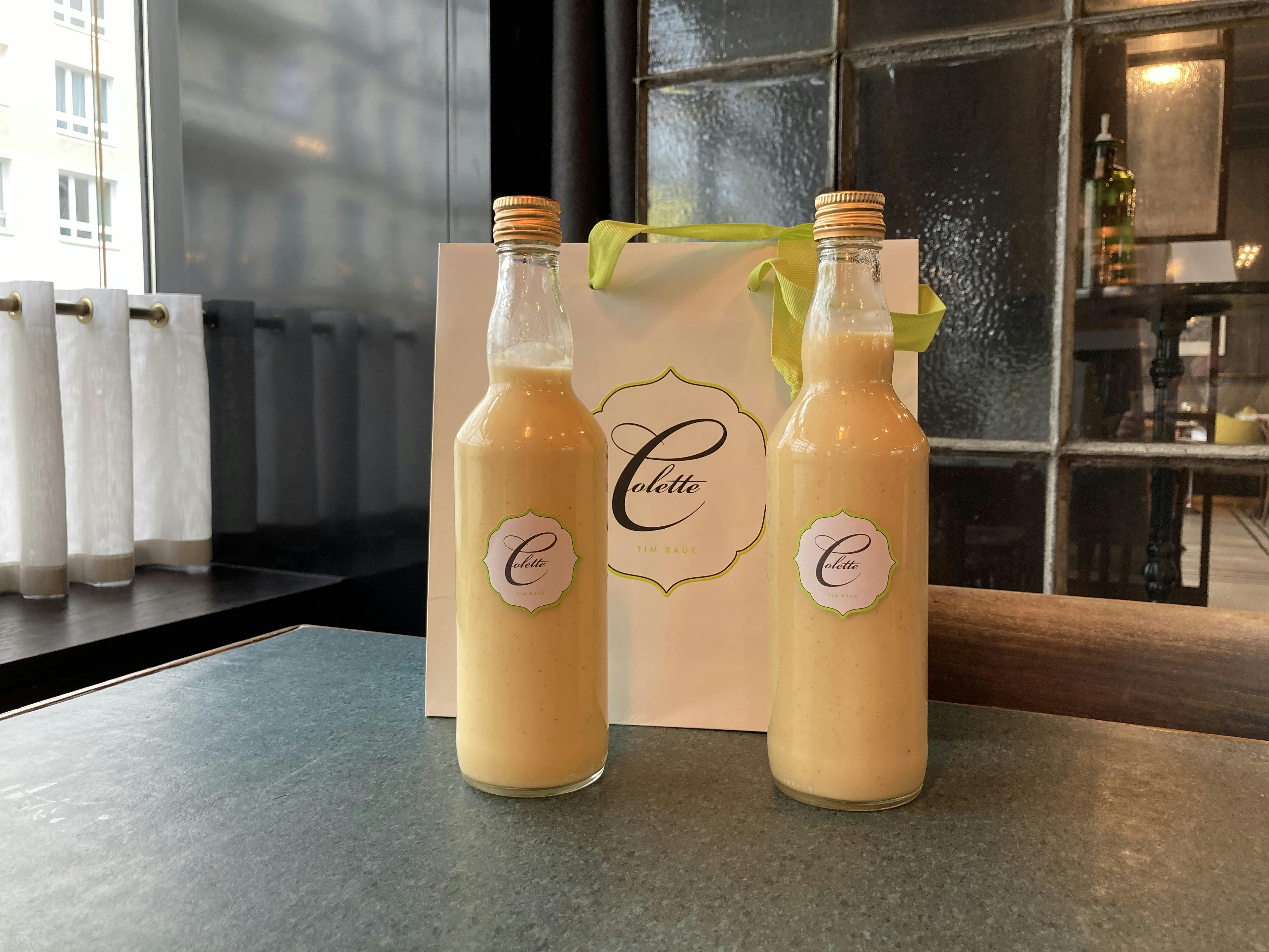 Eierlikör à la Colette - zwei Flaschen selbstgemachter Eierlikör nach dem Rezept der Brasserie Colette