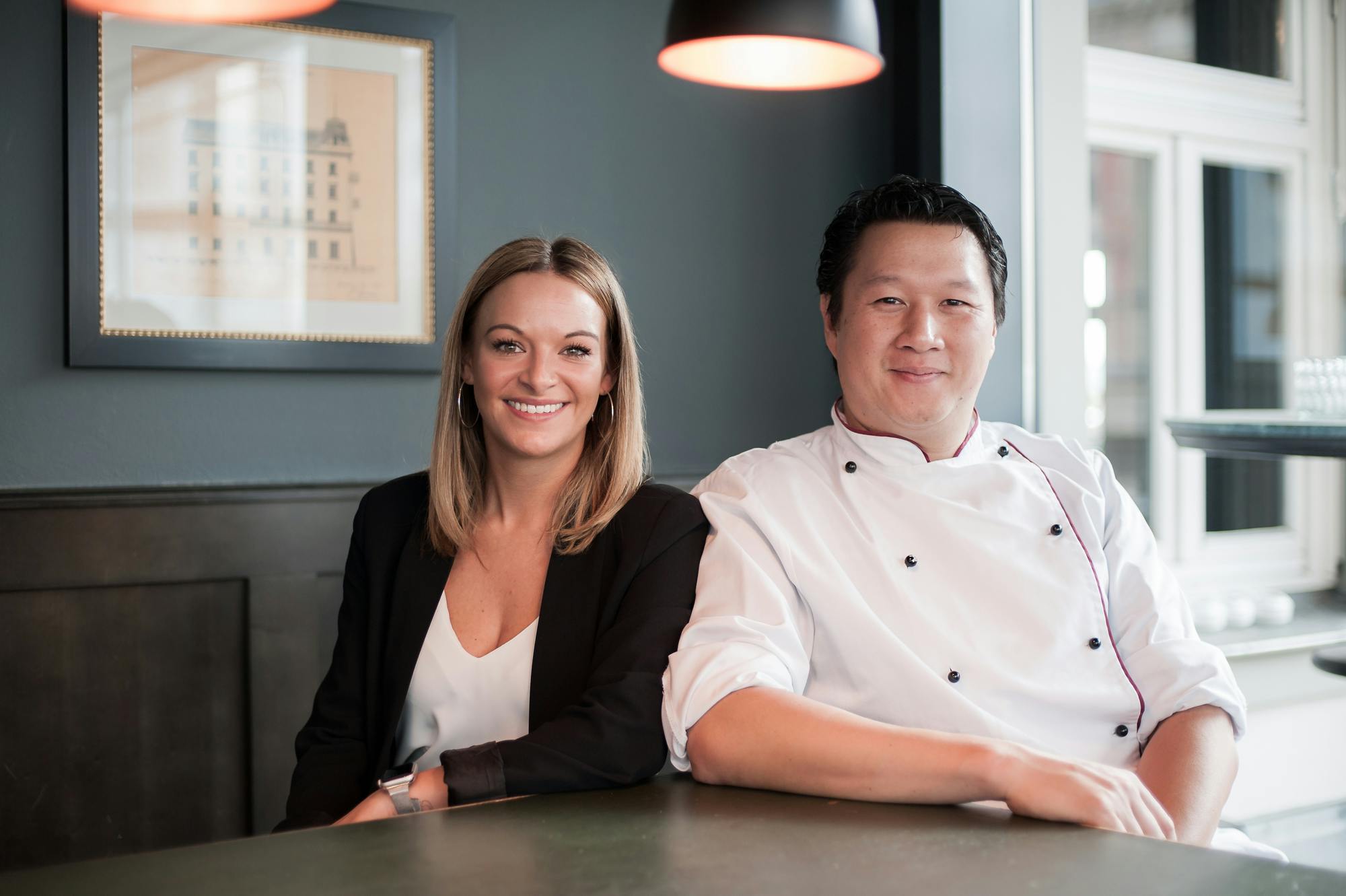 Restaurant Director Jasmin Weber and Head Chef Van Hung Nguyen.
