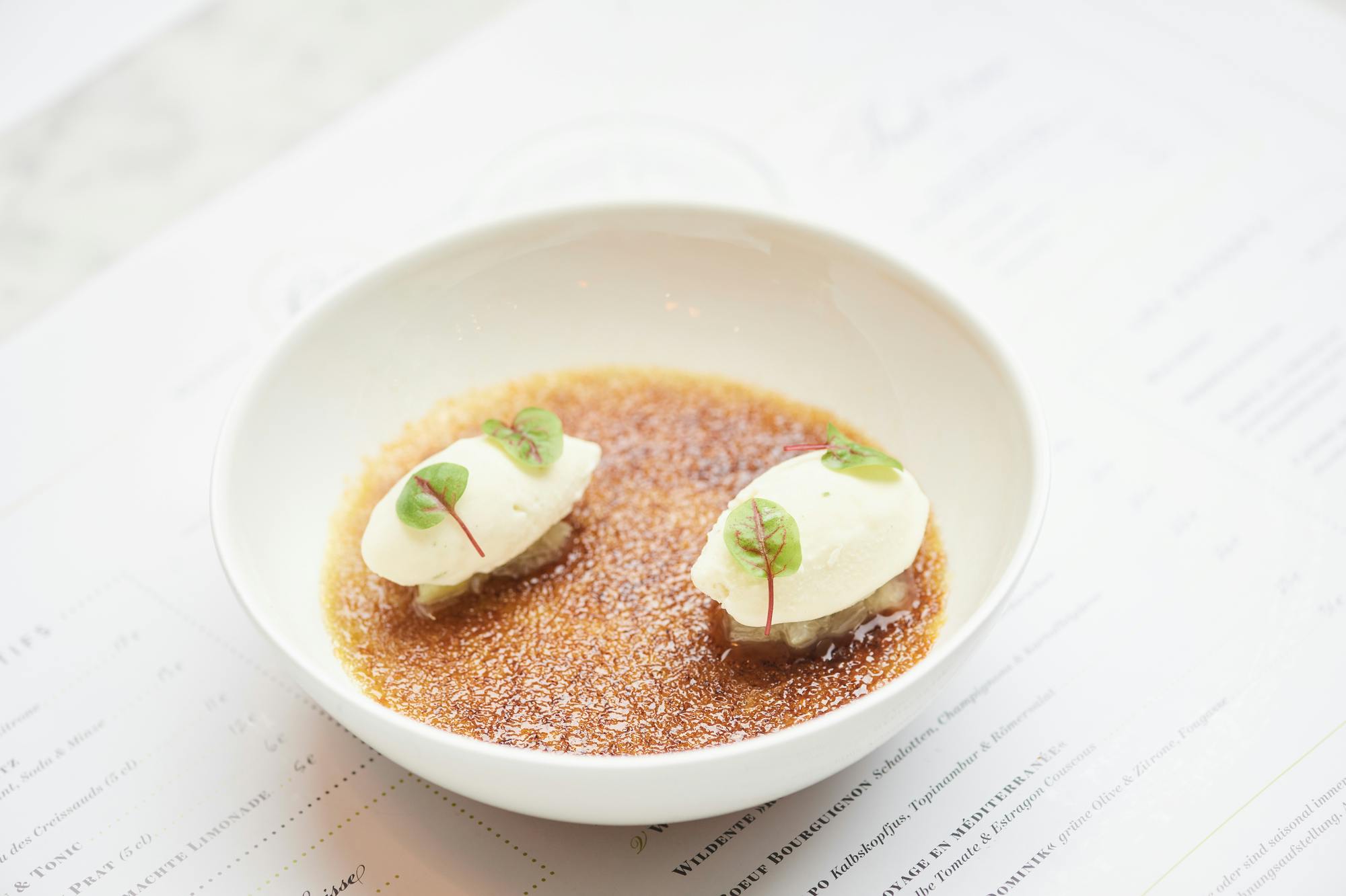 Pistachio Crème Brûlée