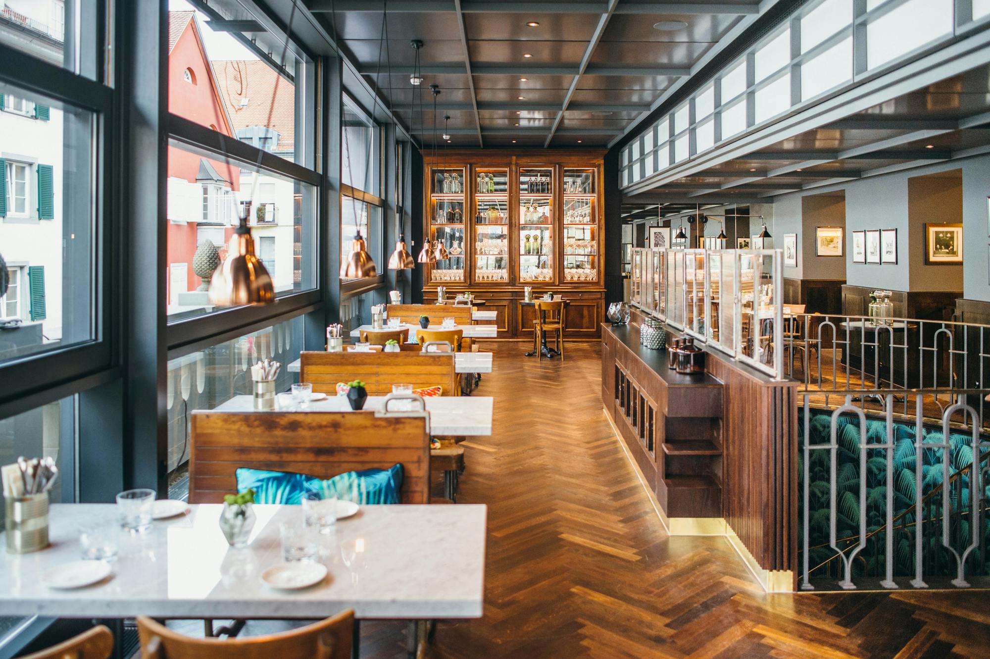 Innenraum der Brasserie Colette Konstanz