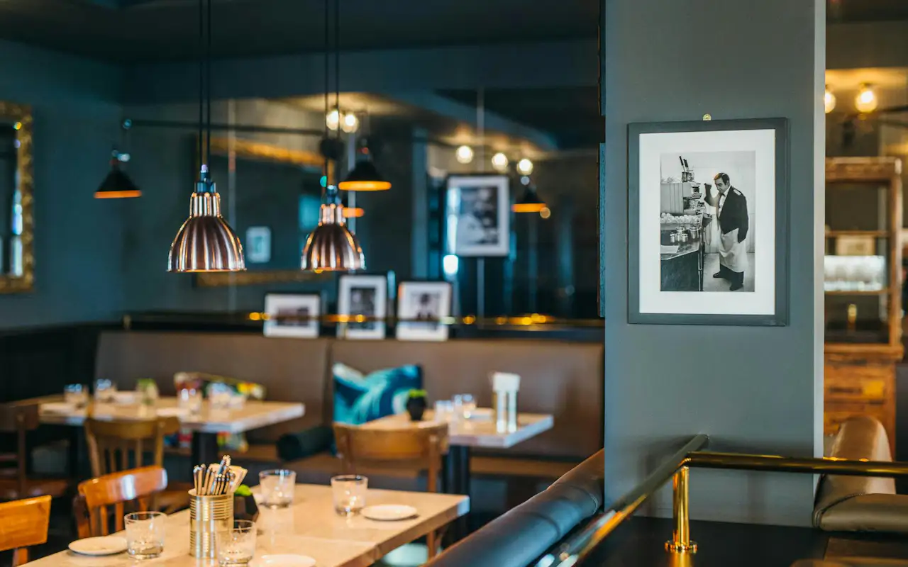 Innenraum der Brasserie Colette Konstanz