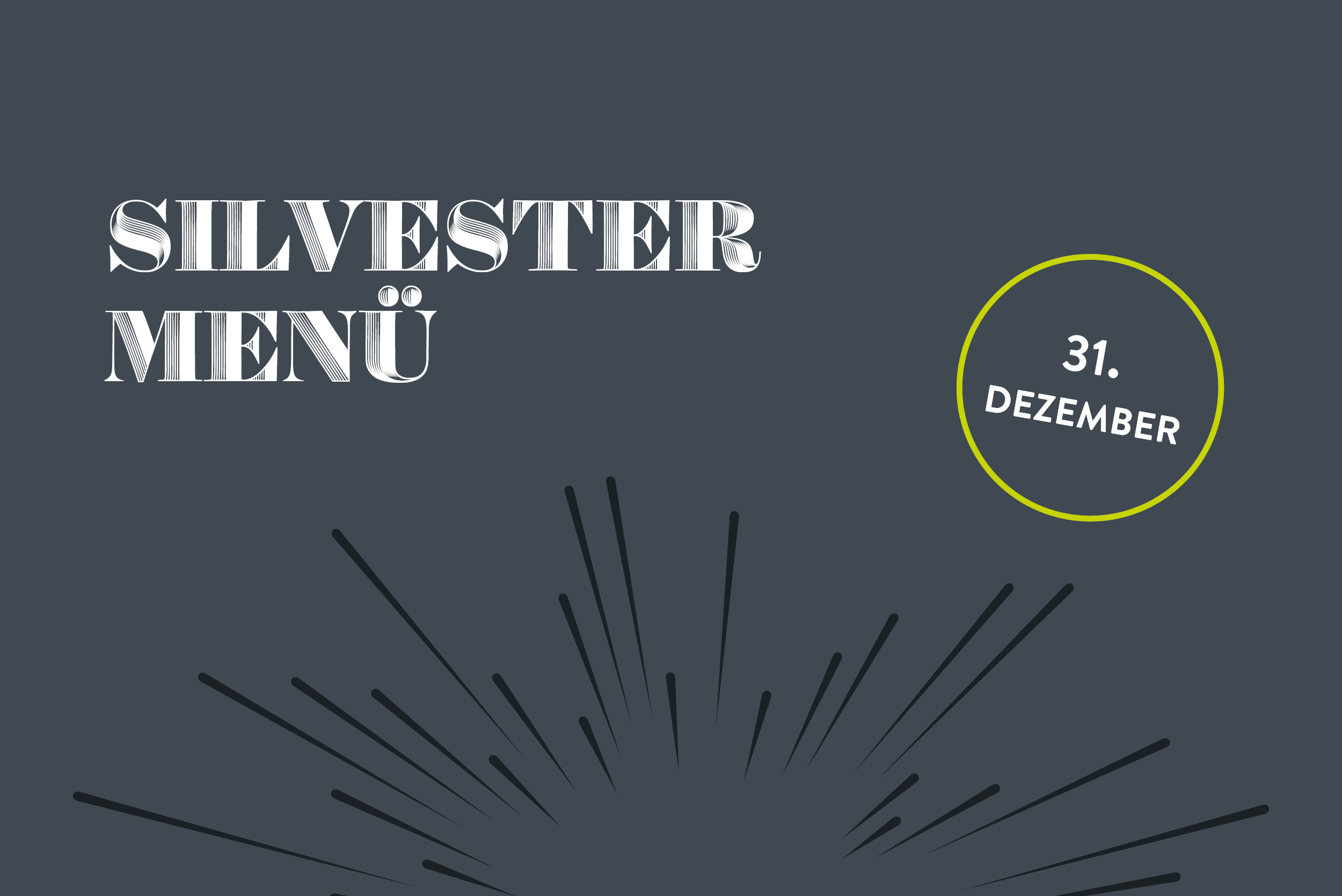 Gutschein Silvester Menü Brasserie Colette 2024