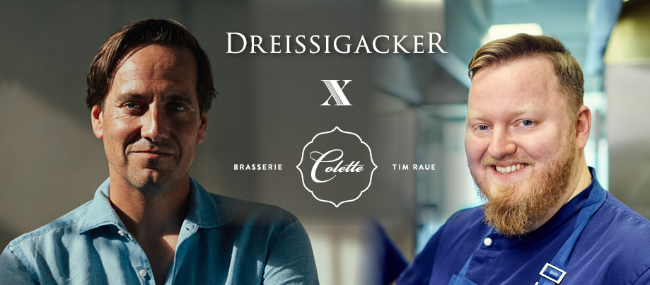 Jochen Dreissigacker und Dominik Obermeier beim Event in der Brasserie Colette München