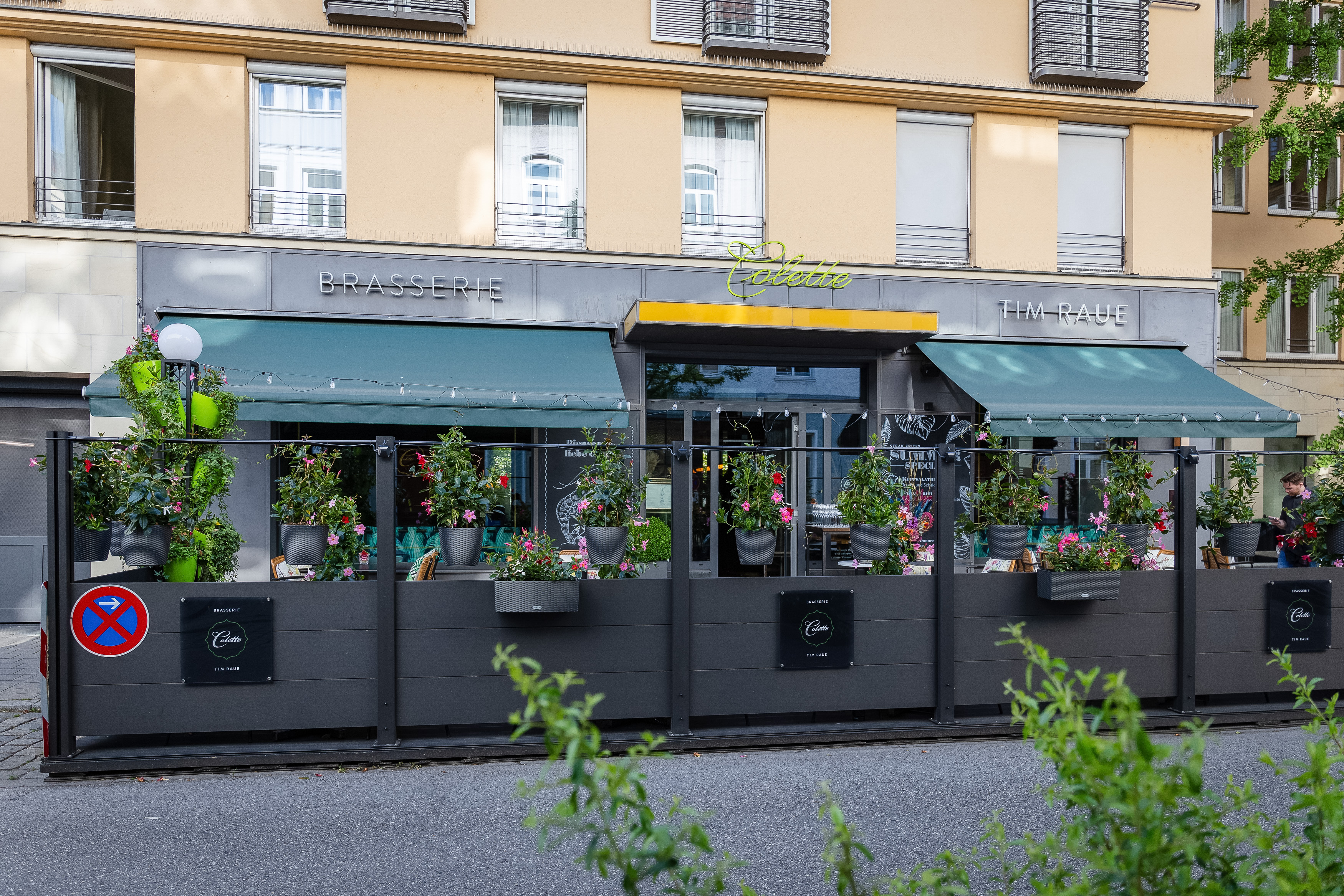 Straßenansicht Brasserie Colette München