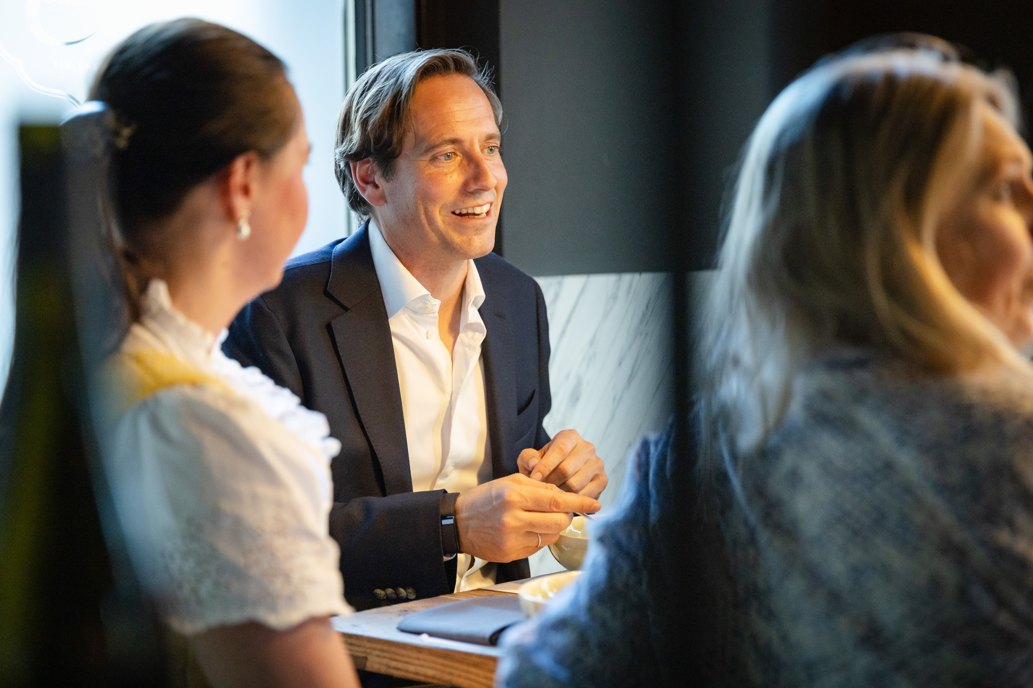 Jochen Dreissigacker beim Wein-Event Brasserie Colette München