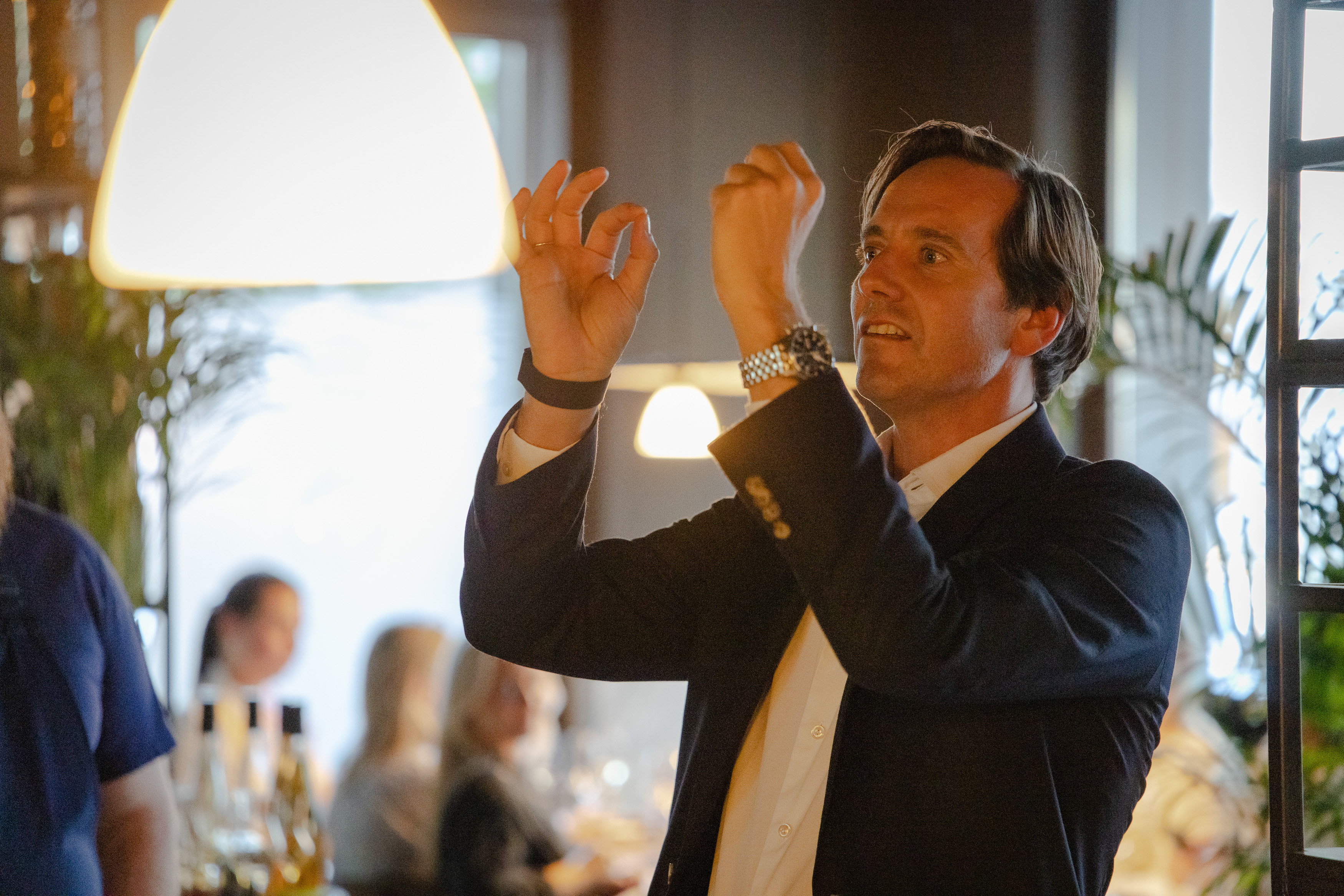Jochen Dreissigacker in der Brasserie Colette München
