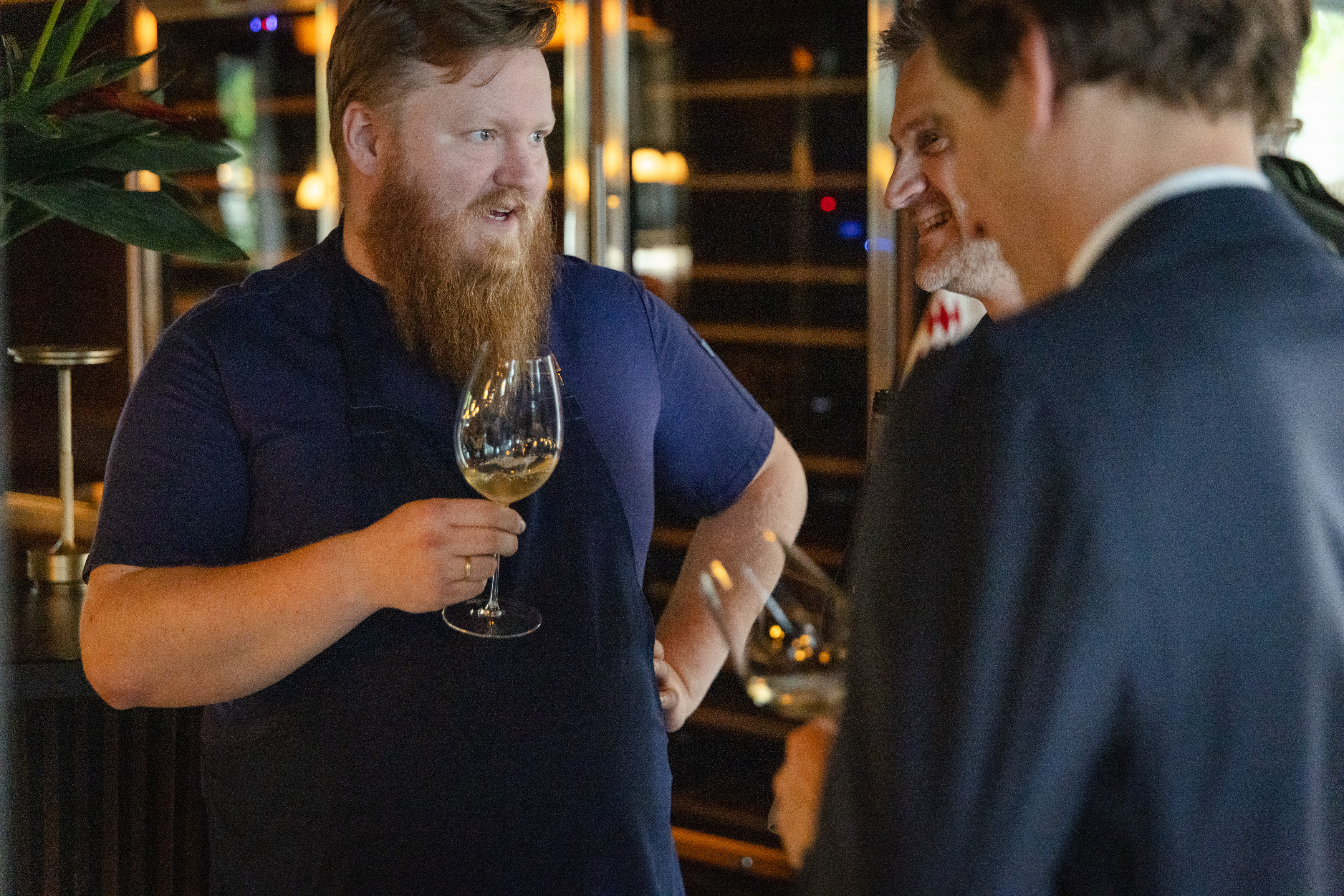 Dominik Obermeier beim Dreissigacker Event Brasserie Colette München