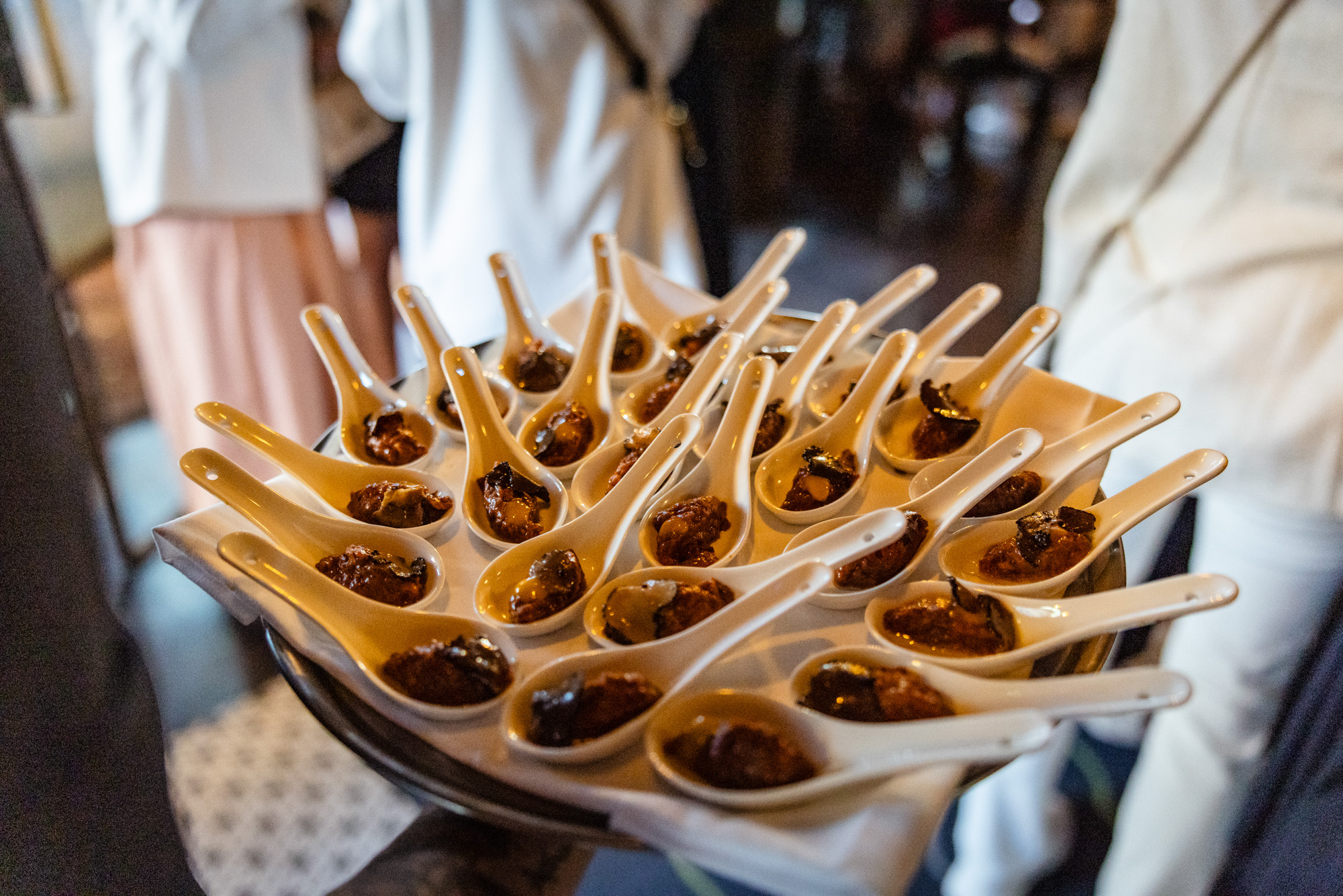 Amuse-Gueule beim Event Schatzi Dirndl in der Brasserie Colette München