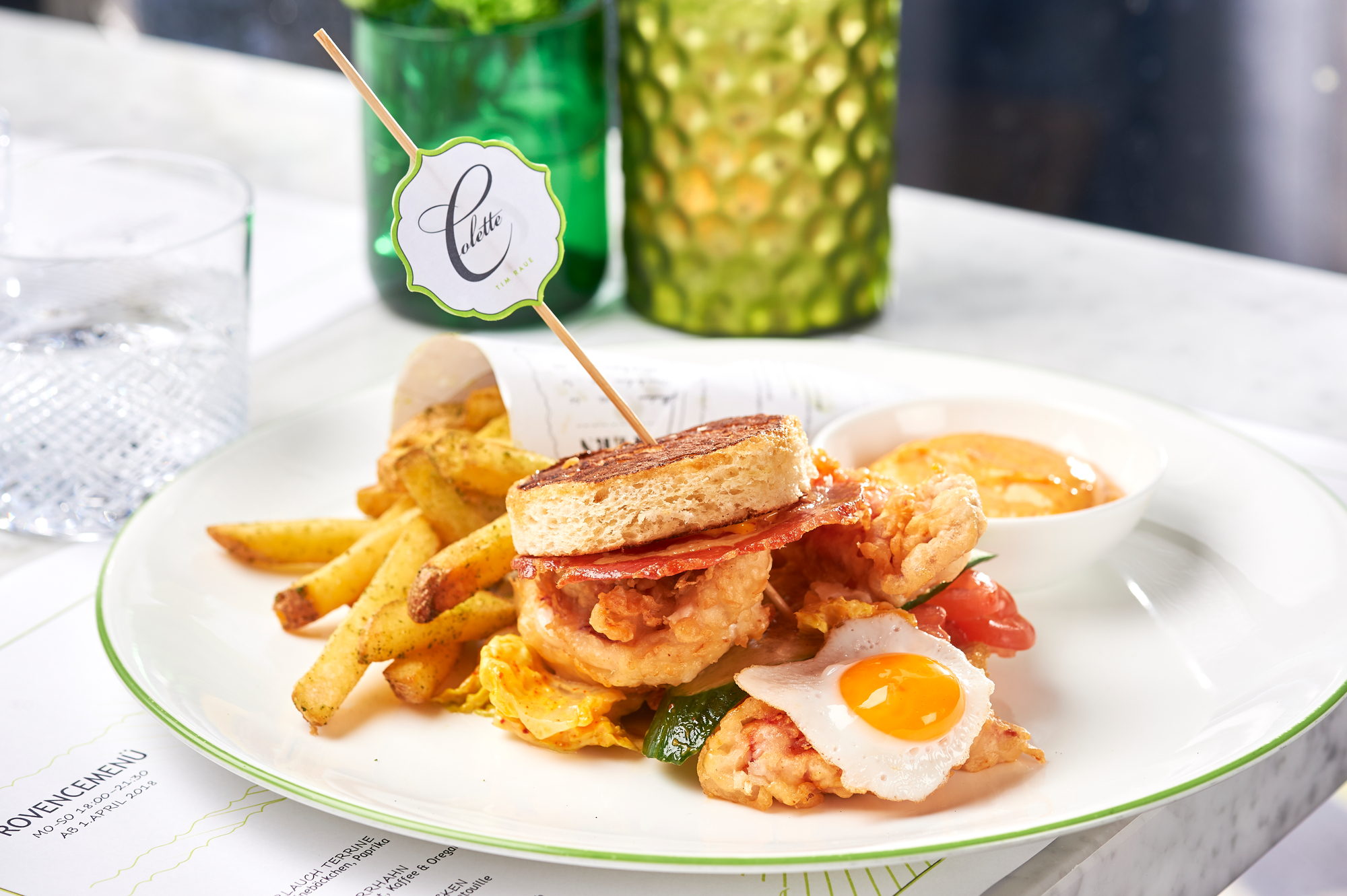 Burger Menü Brasserie Colette
