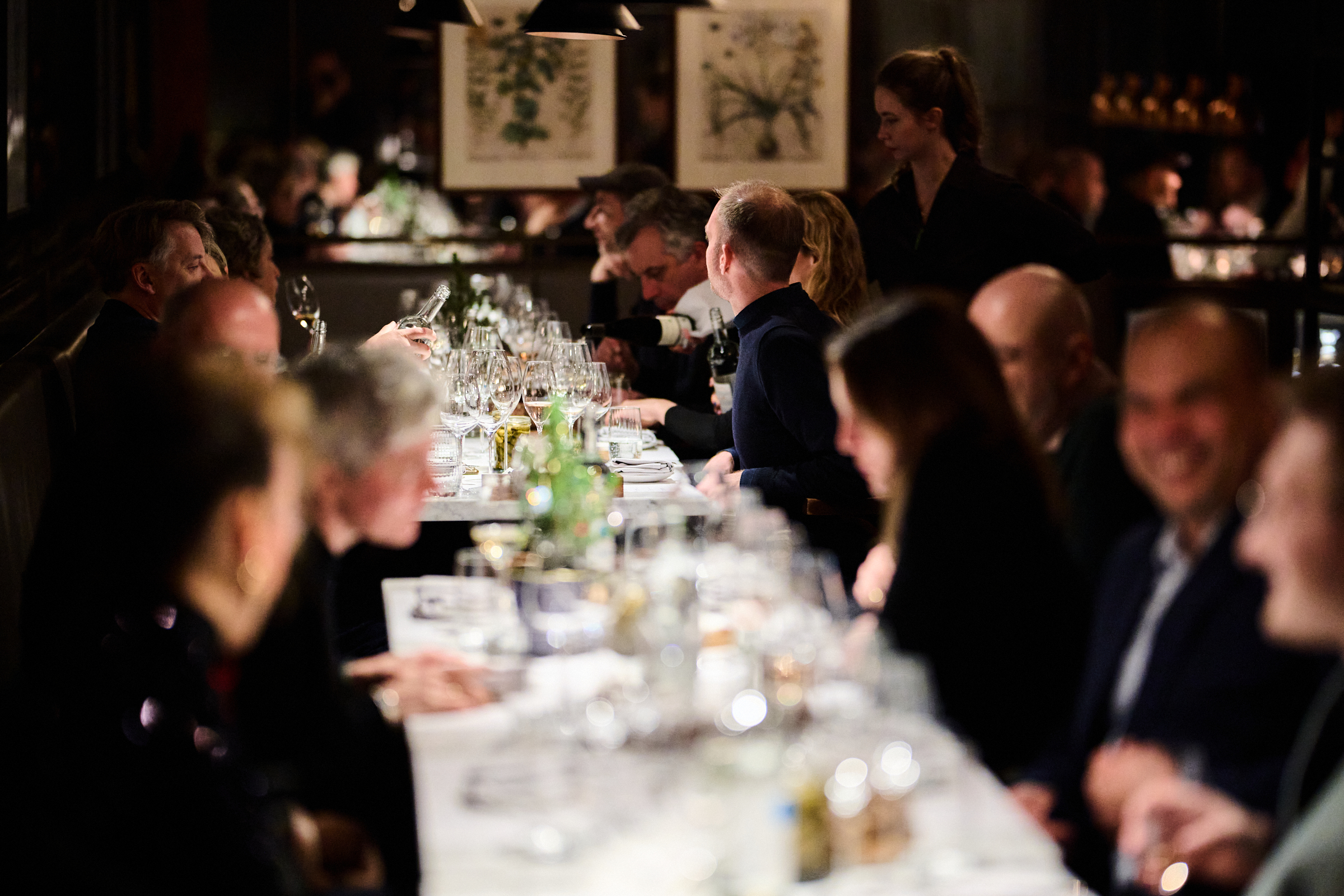 Brasserie Colette as an event location: interior view during an event