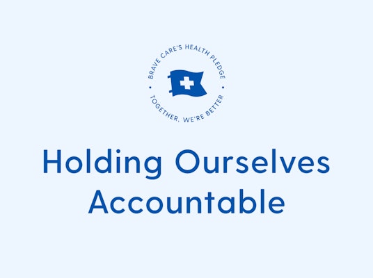 Brave Care's Accountability Pledge cover