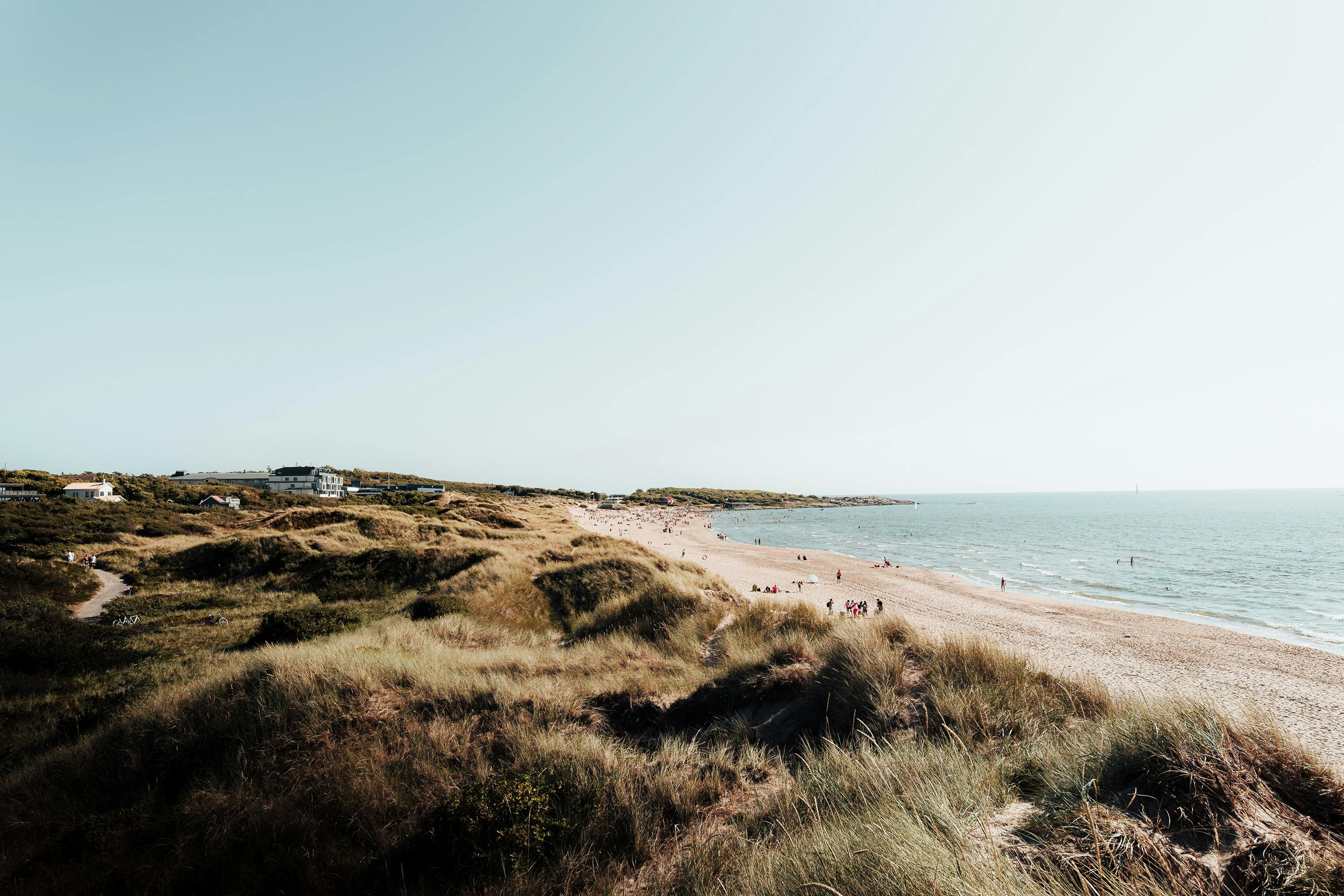 Strand på sommaren