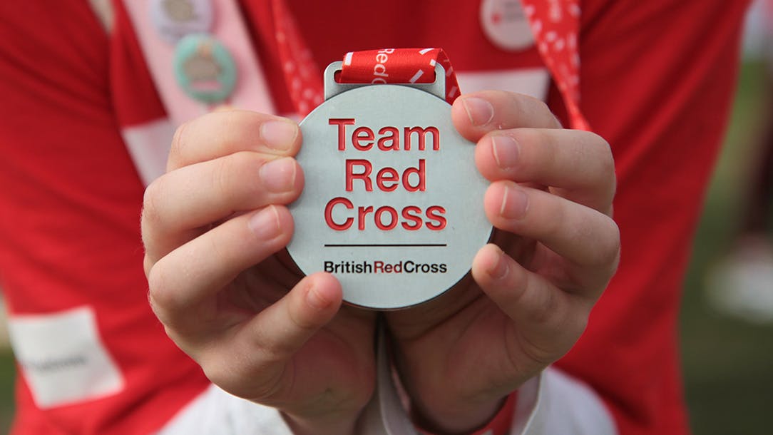 Team Red Cross medal.