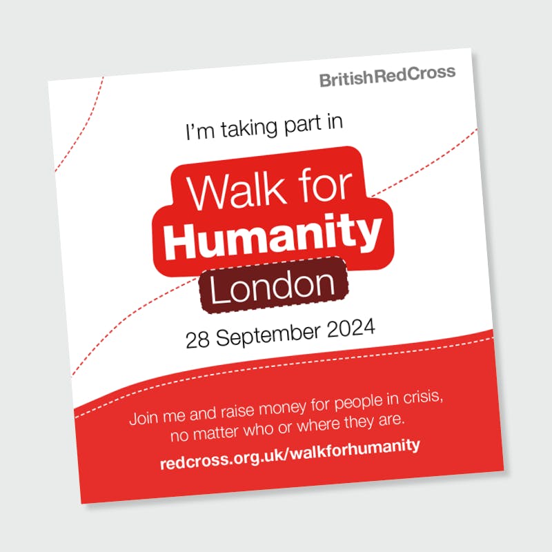 Join me for Walk for Humanity London