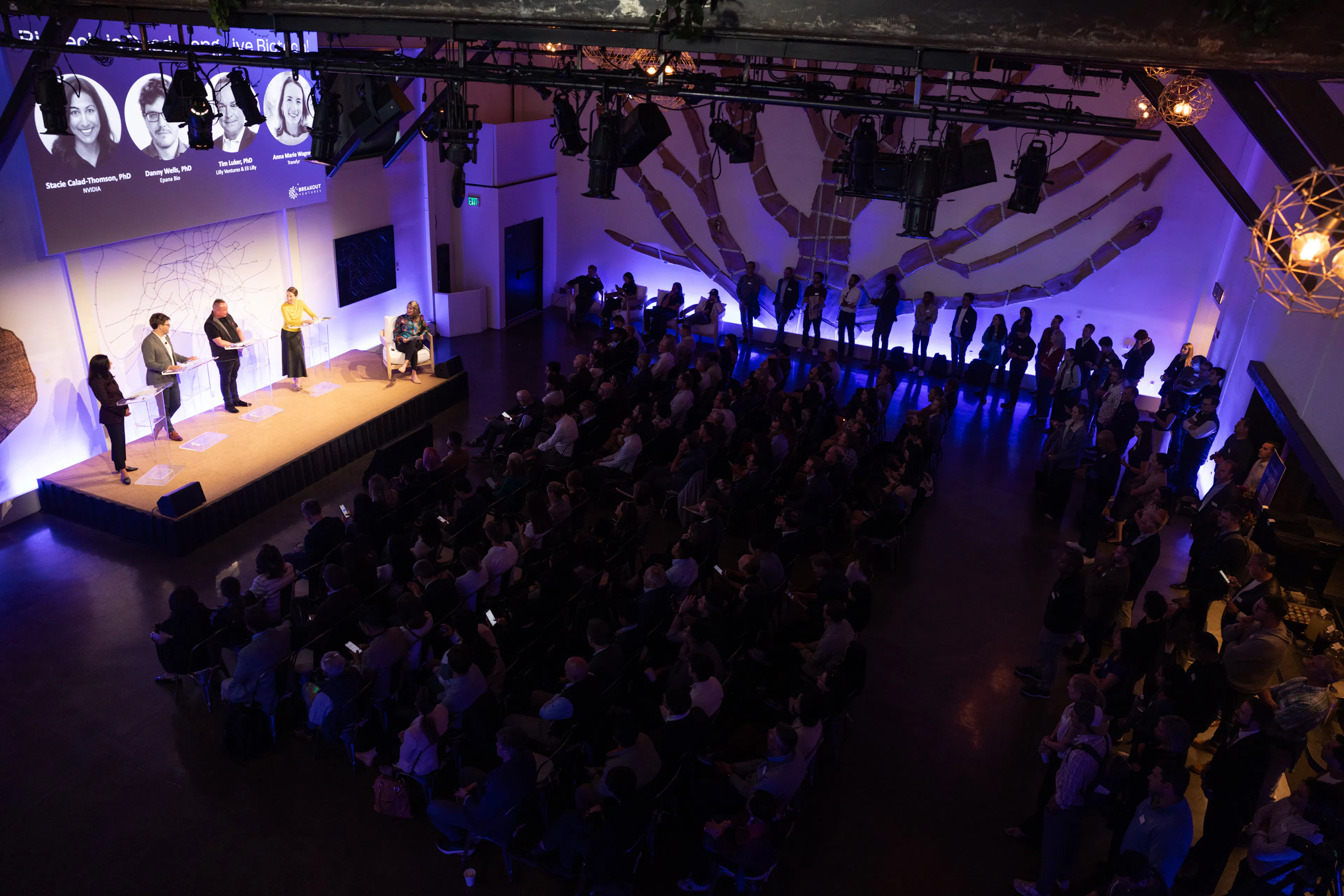 Founders on stage at Breakout event