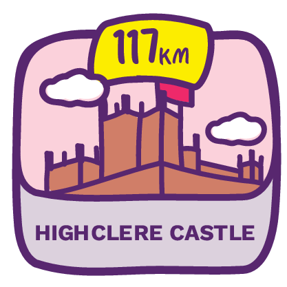 117km Highclere Castle