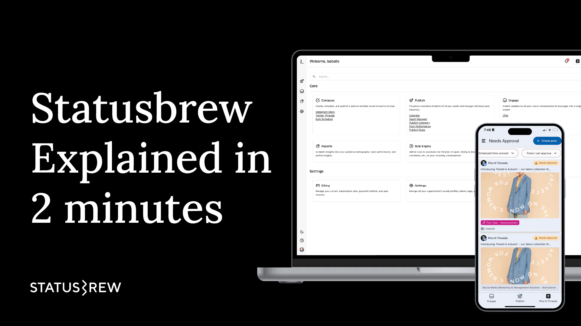 Statusbrew Social Media Marketing Management Solution statusbrew-social-media-marketing-management-solution
