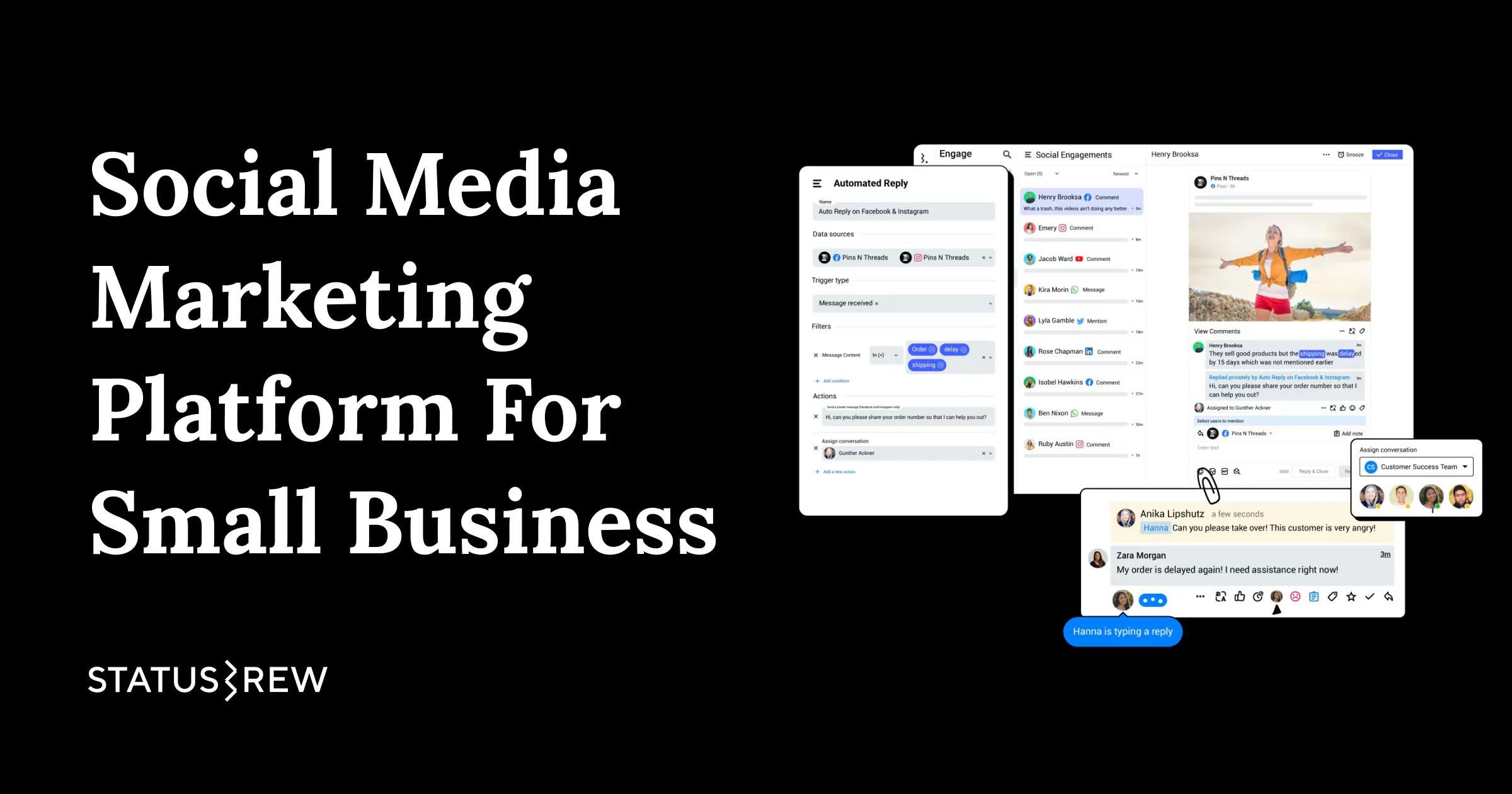 Social Media Solutions For Small Businesses | Statusbrew