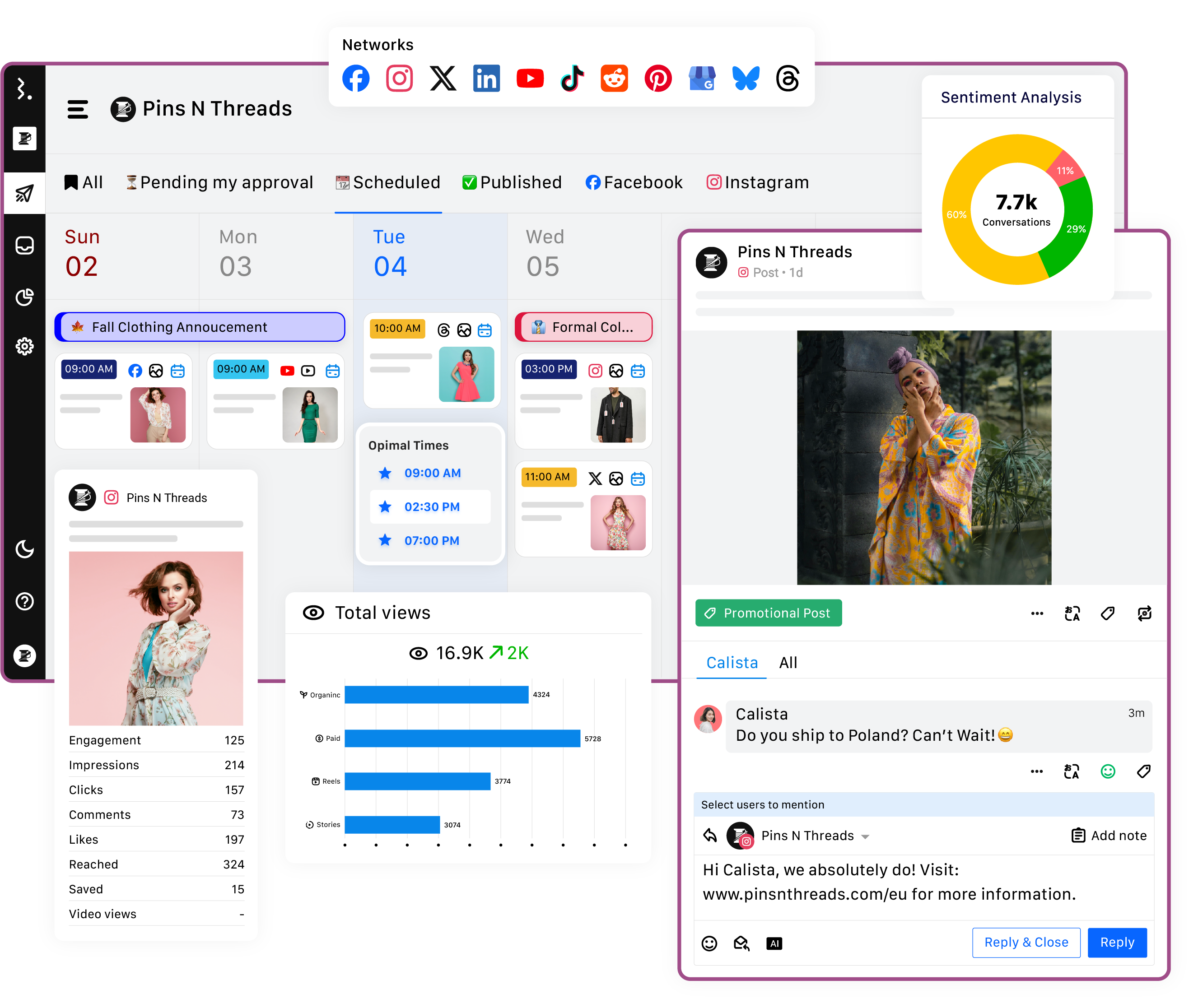 Try Statusbrew for modern social media features with flexible pricing