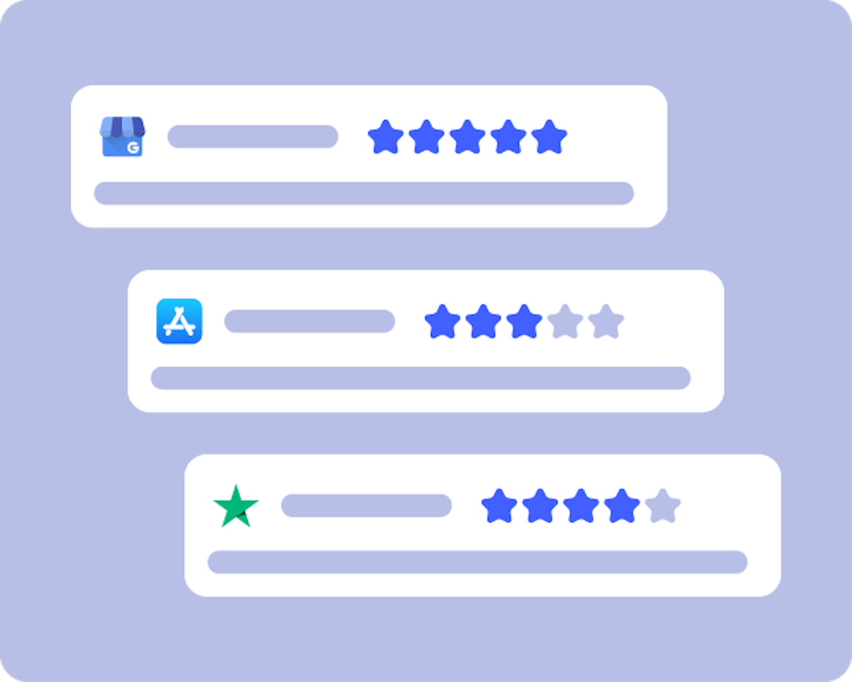 Manage reviews from Engage Inbox