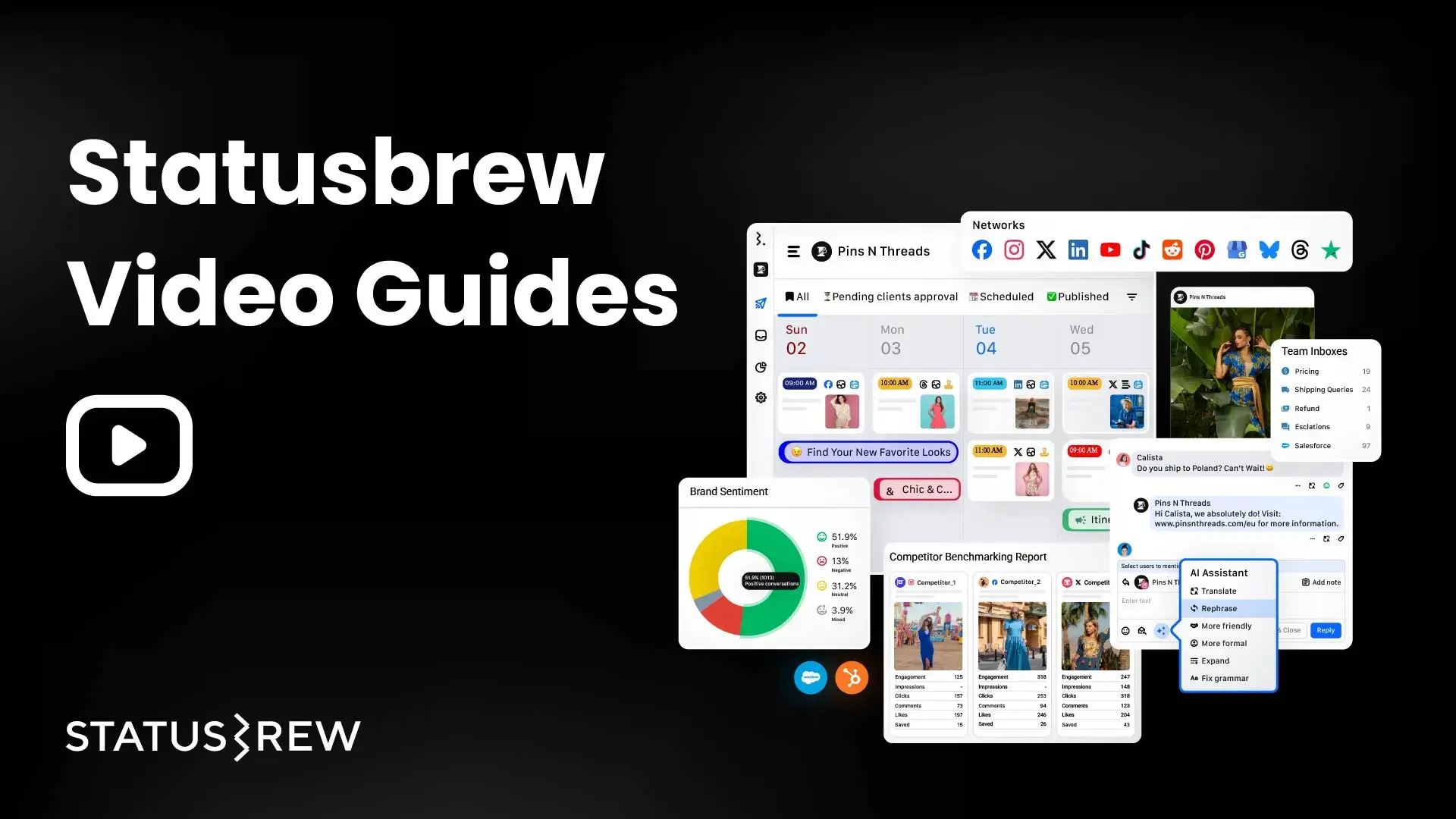 Statusbrew Platform Video Tutorials & Guides