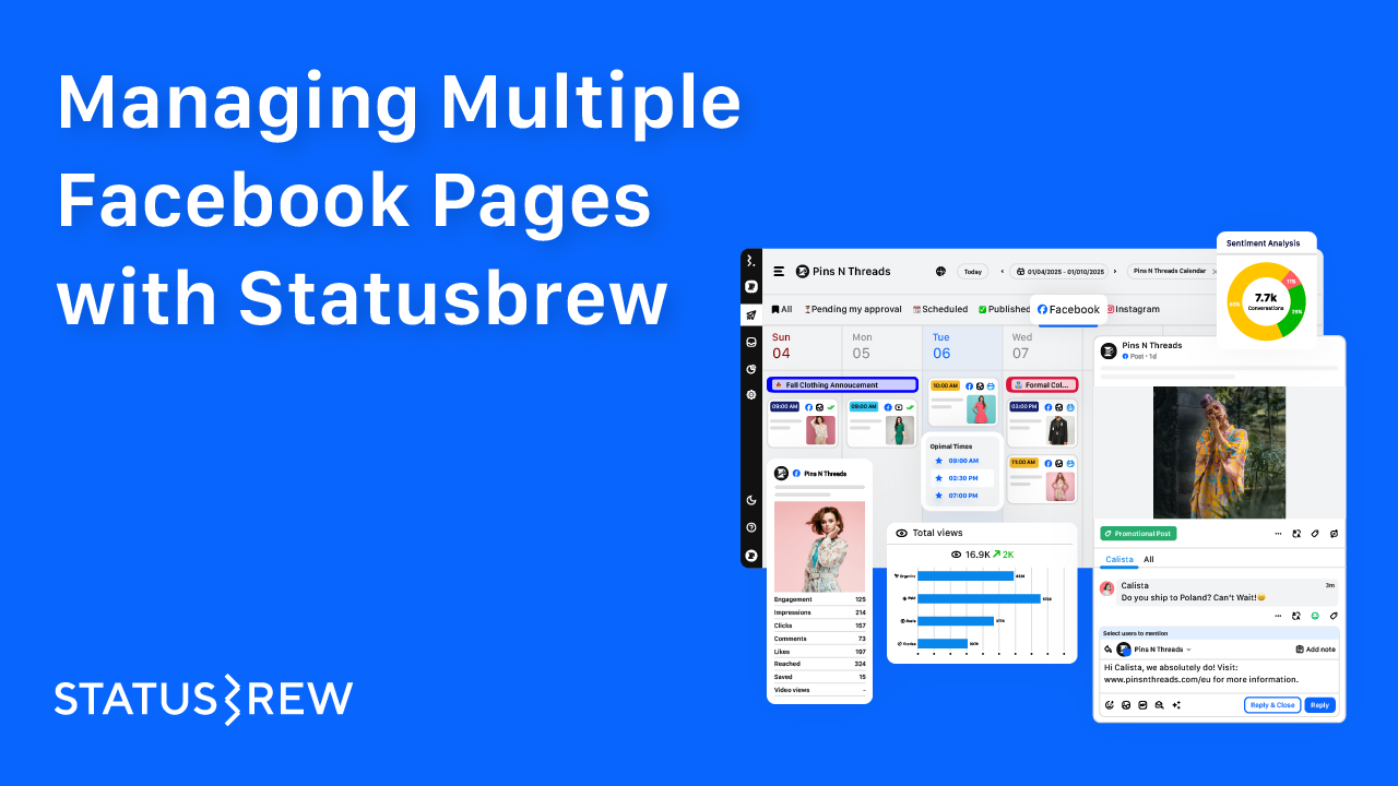 Manage Multiple Facebook Pages With Statusbrew