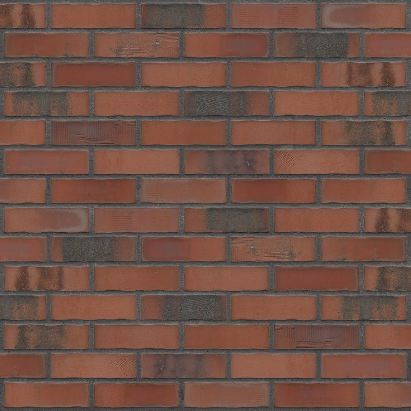 "Old Factory Red" Brick Slip from the Castle Collection