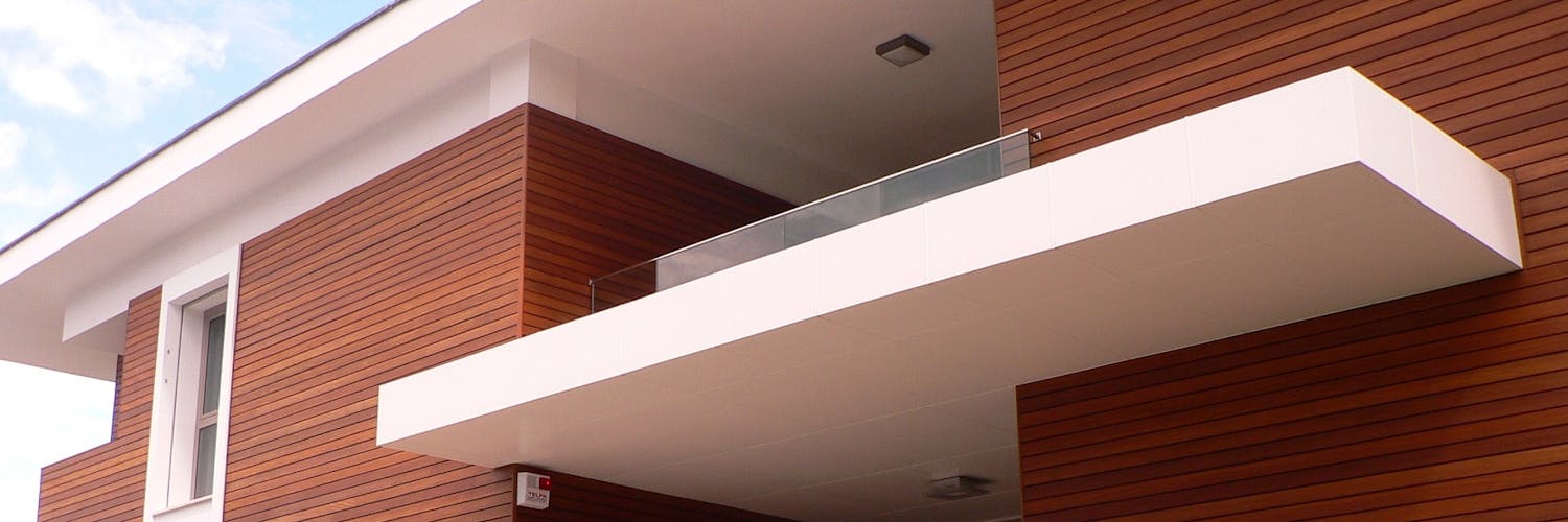 A property clad in Technowood