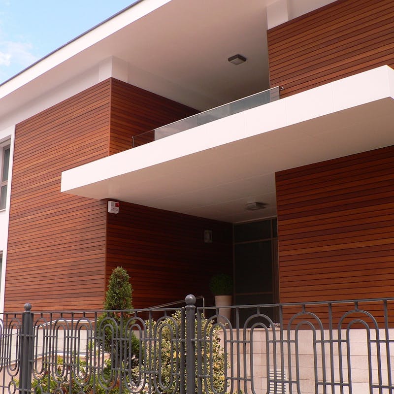 A property clad in Technowood