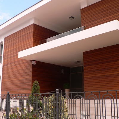 A property clad in Technowood