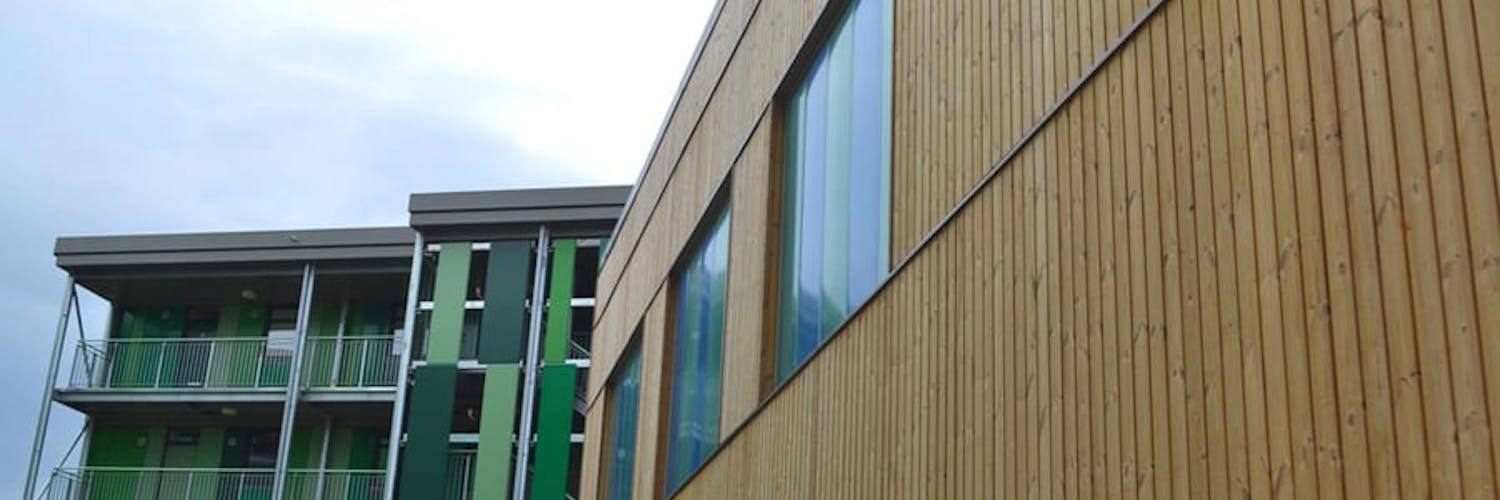 Birmingham YMCA clad in ThermoWood