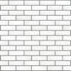"Just White" from the Dream House Brick Slip Collection