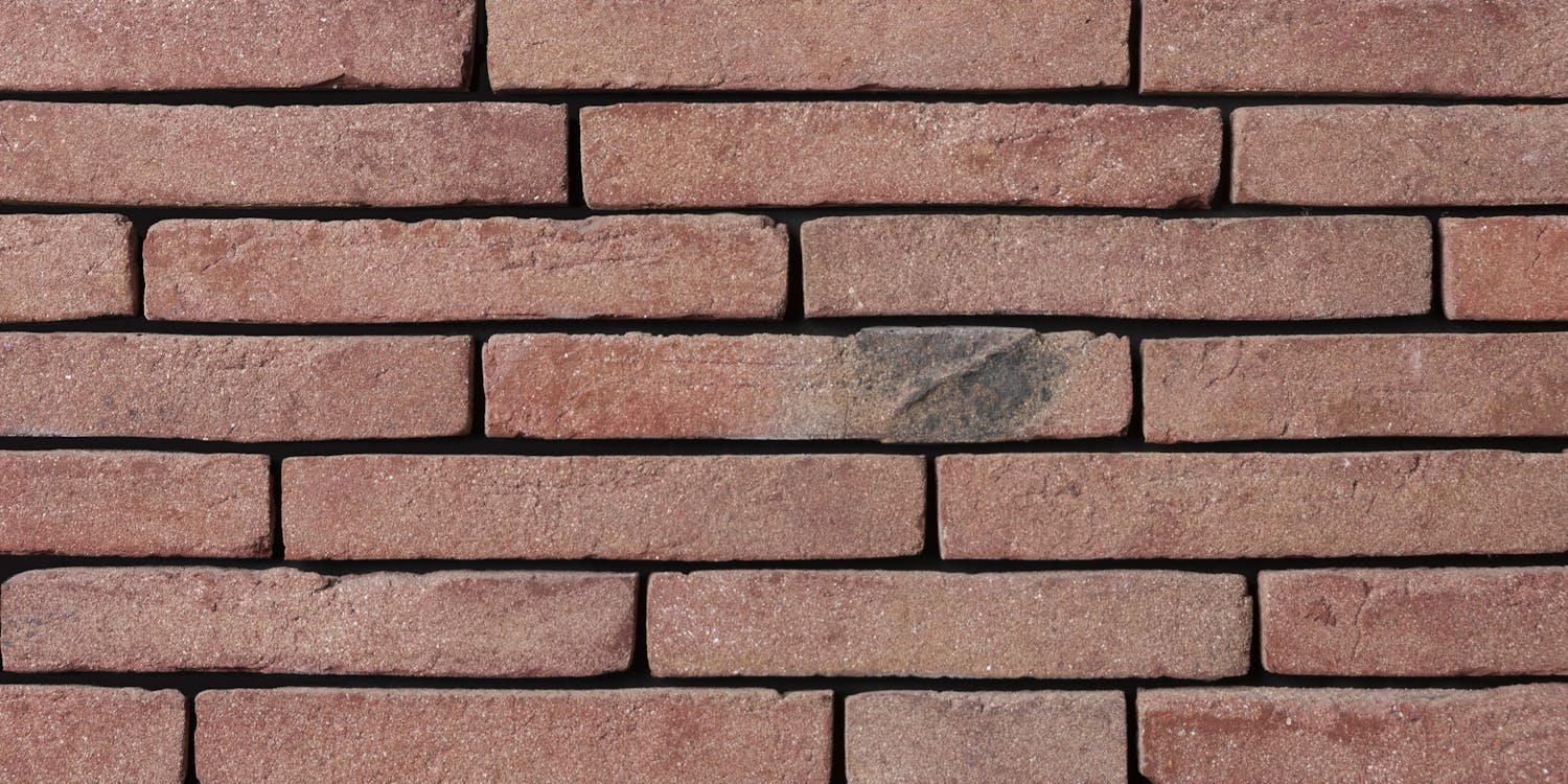 Brown-red slim brick - Linea 3011