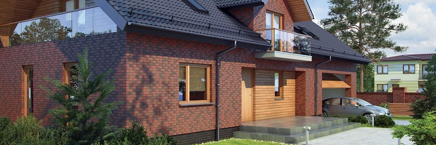 A large property clad in "The Secret Garden" brick slips from the dream house collection