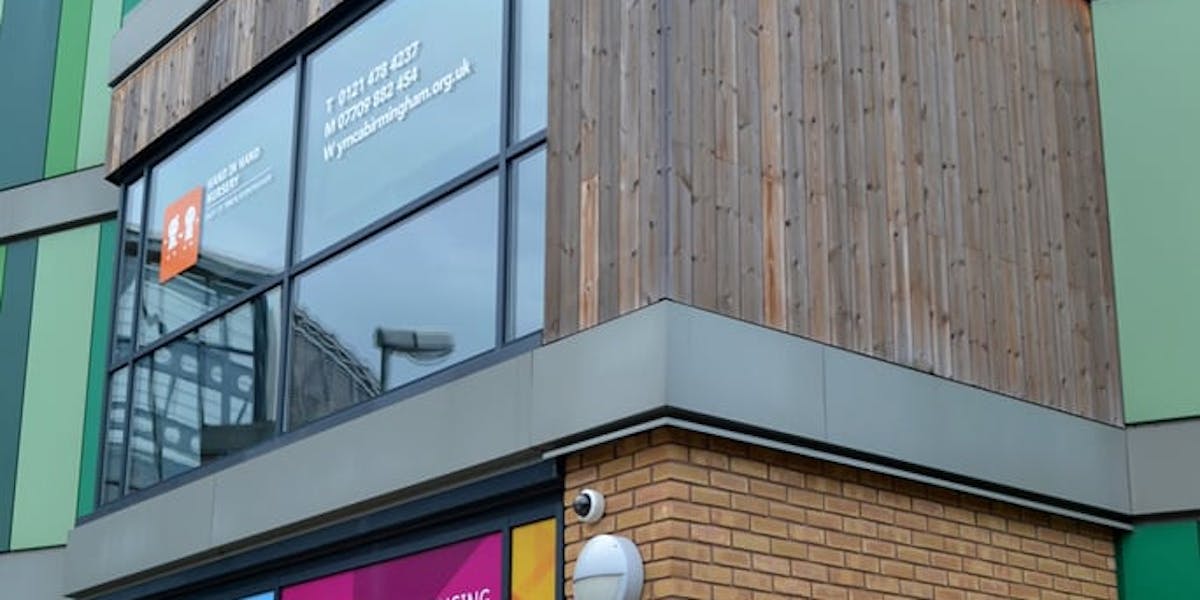 Birmingham YMCA clad in Thermowood