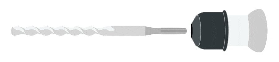 Fonctionnement du système SDS d'un perforateur