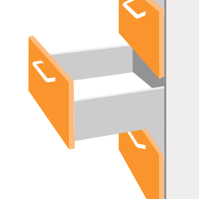 Coulisse avec fonction amortisseur