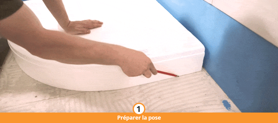Les étapes pour installer un receveur de douche