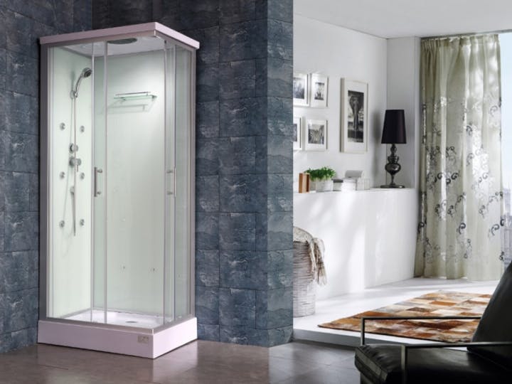 Douche italienne, douche design, cabine de douche, receveur - Côté Maison