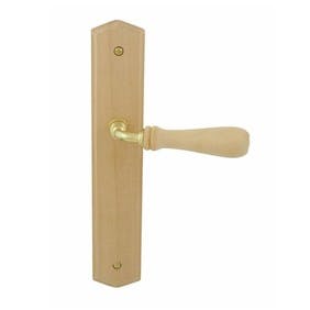 Poignée de porte en bois