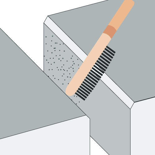 schema brosse joint