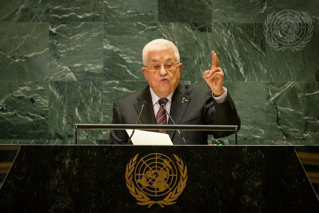 Palestinian Authority leader Mahmoud Abbas (Photo Credit: Loey Felipe/UN Photo/jns.org)