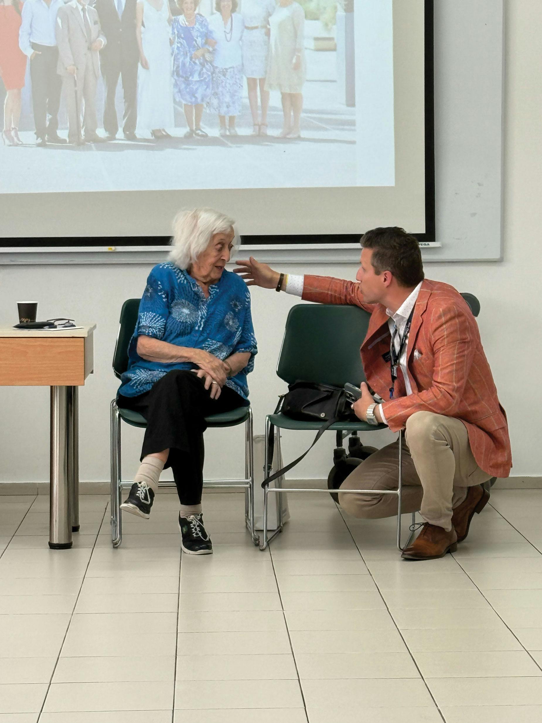 Ruth Berlinger et Peter Fast (Photo Credit: McCoy Brown/Bridges for Peace)