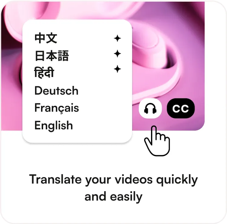 Translate your videos quickly and easily