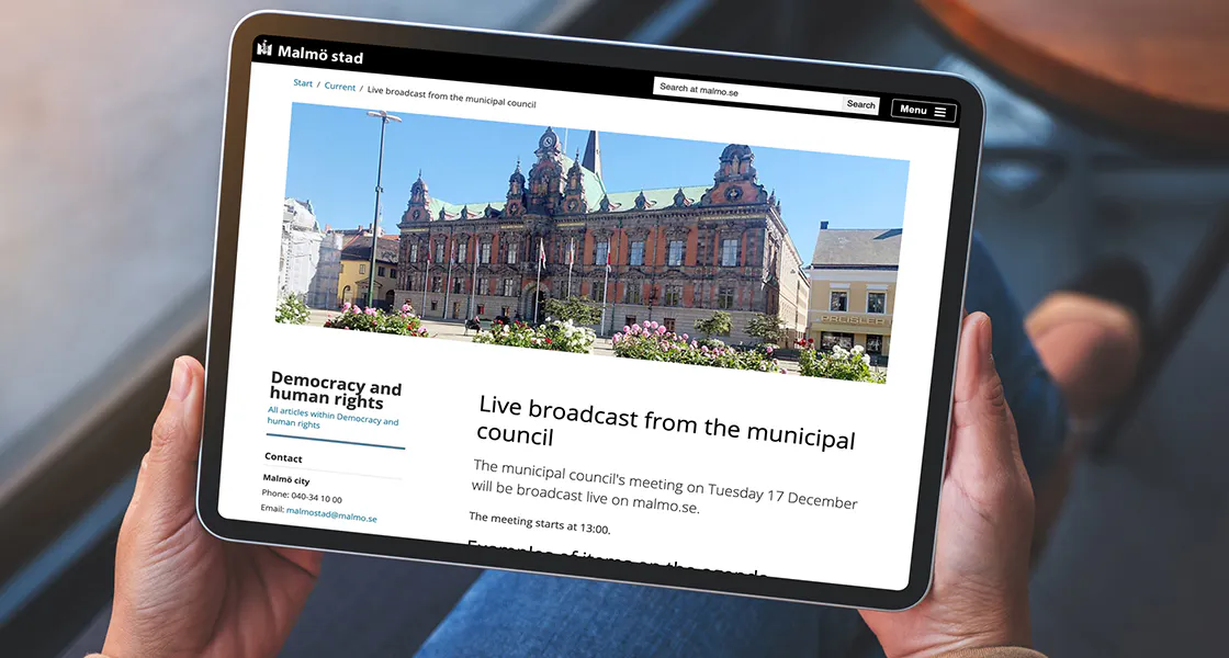COMMENT LA VILLE DE MALMÖ A ÉTÉ LA PREMIÈRE À UTILISER LA VIDÉO POUR LES COMMUNICATIONS MUNICIPALES