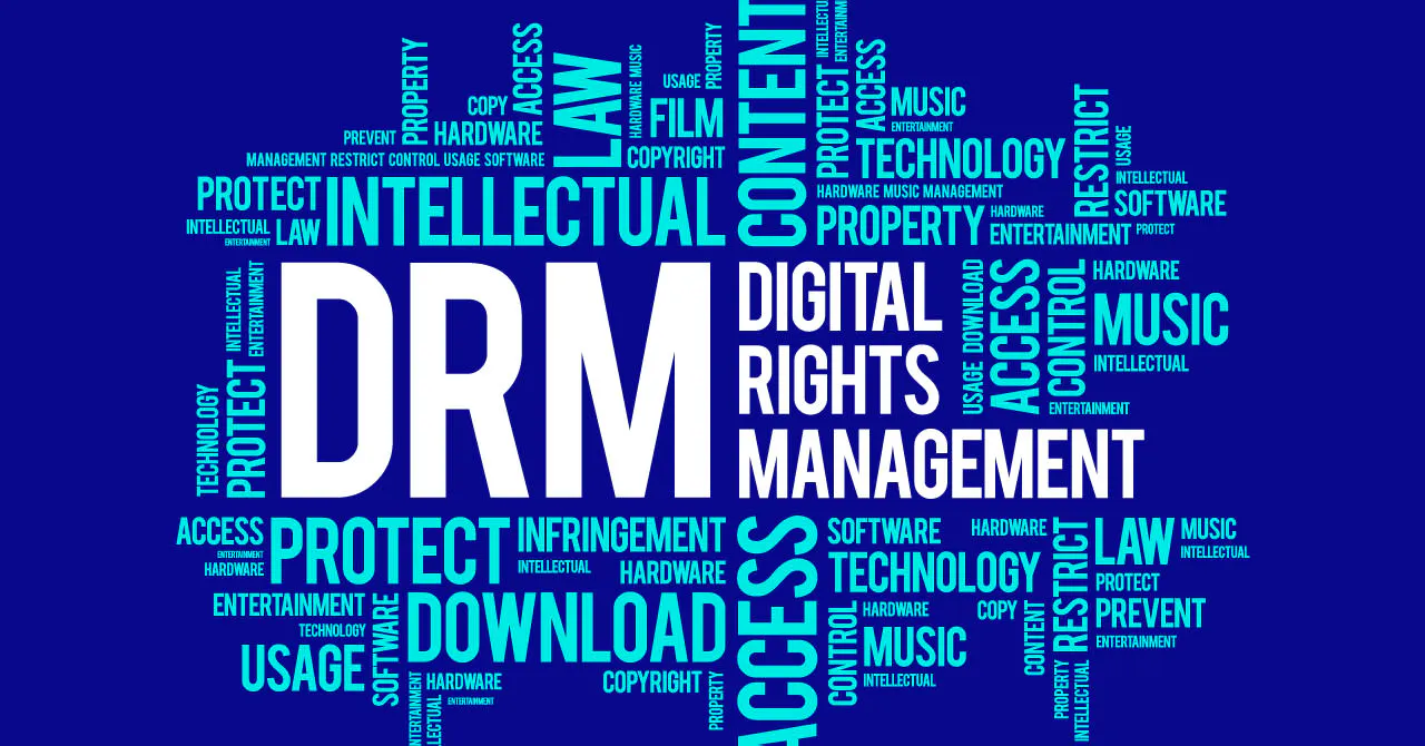 Explication du système DRM qui protège les droits d'auteur dans la distribution vidéo