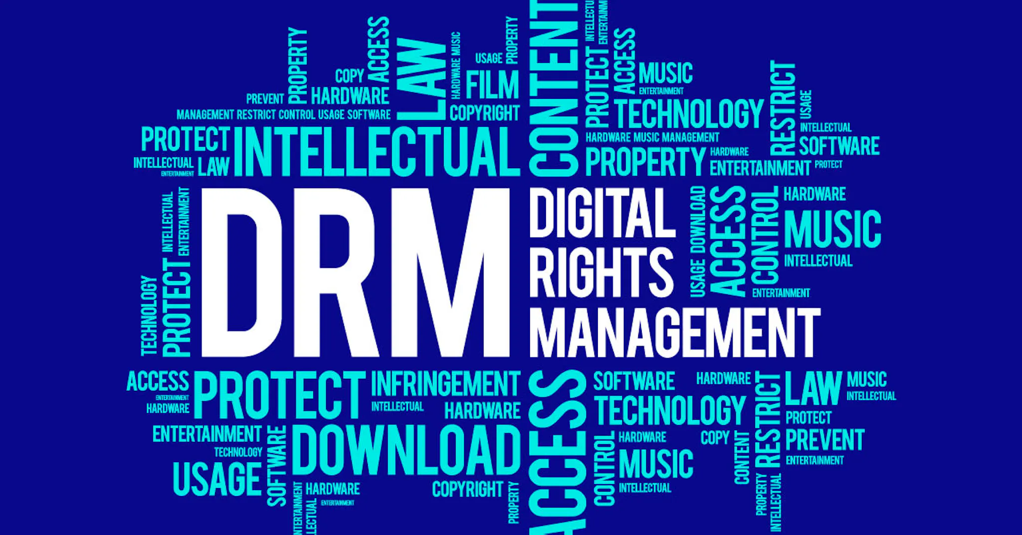 Explication du système DRM qui protège les droits d'auteur dans la distribution vidéo