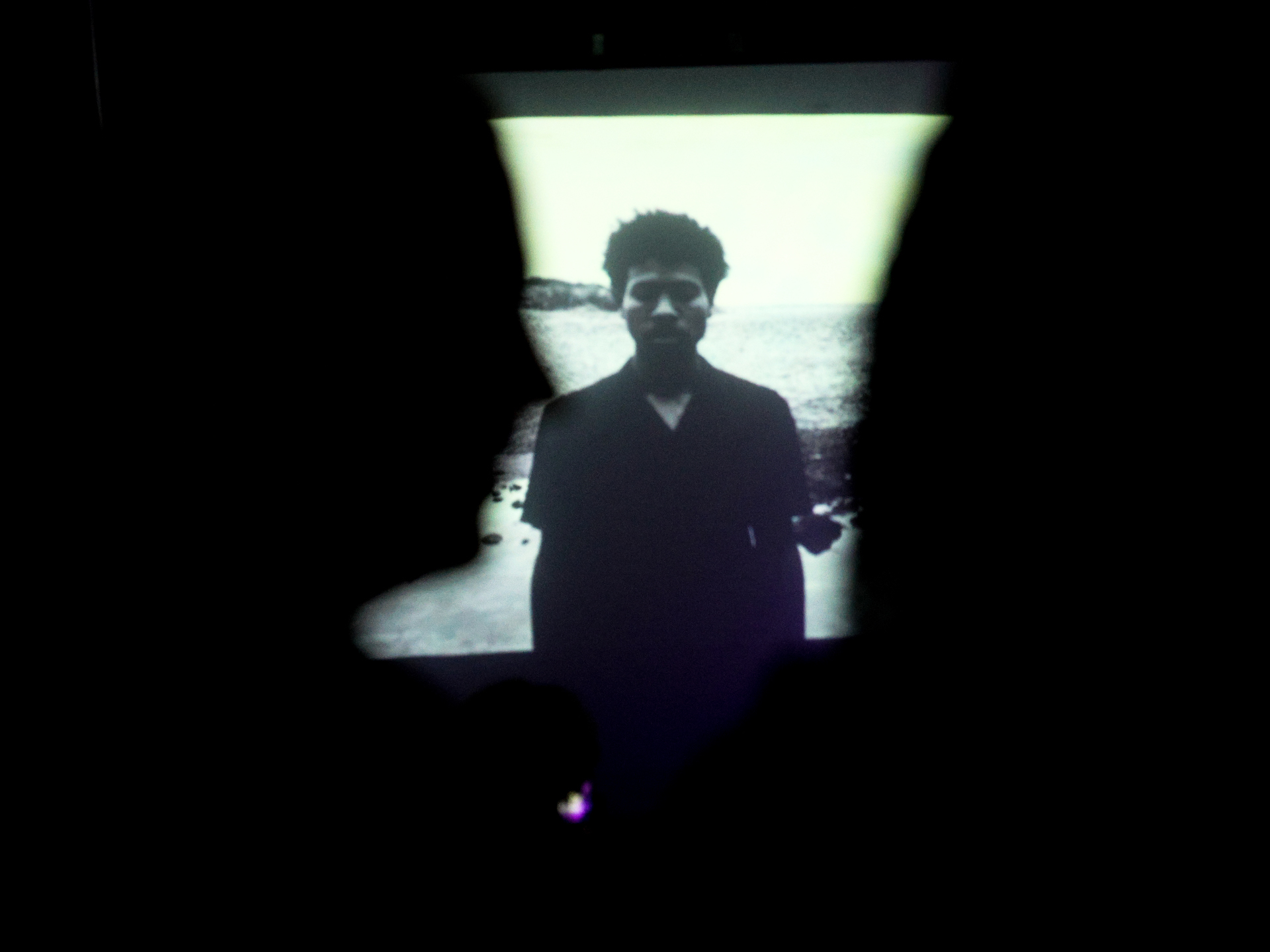 Visuals from Obeka's audiovisual piece.