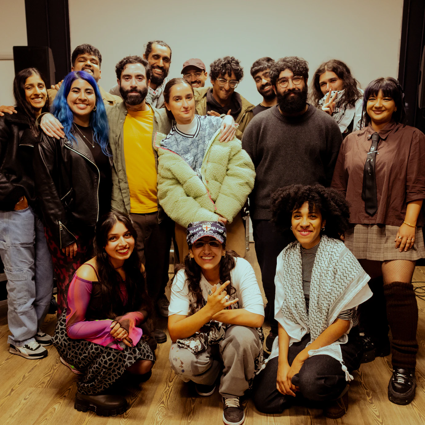 A group shot of the Here to Remember team and Daytimers.