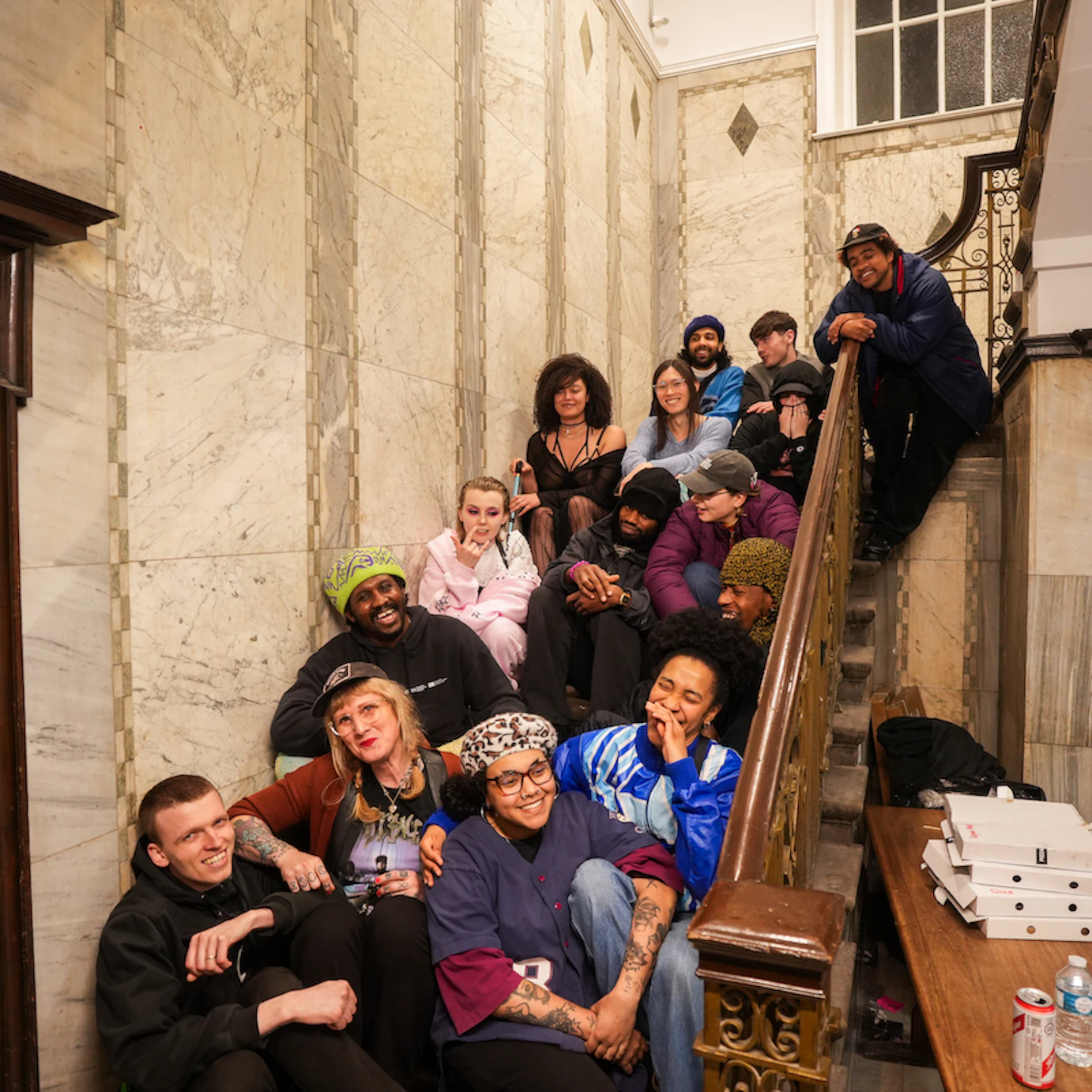 A group shot of the residency team on A Week with Wu-Lu